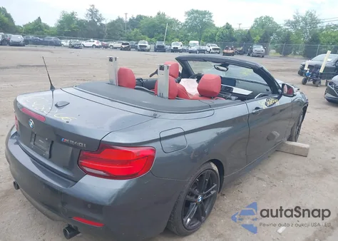 2019 BMW M240I xDrive z USA, uszkodzony, nr VIN WBA2N3C56K7D19822